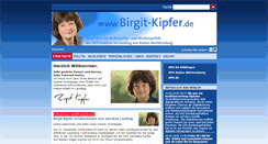 Desktop Screenshot of birgit-kipfer.de