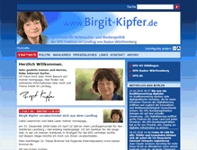 Tablet Screenshot of birgit-kipfer.de